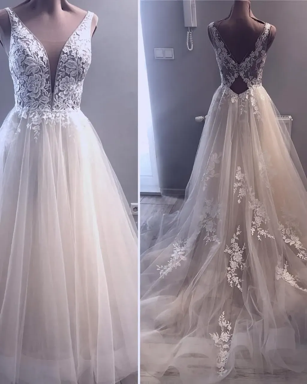 We were asked for a wedding dress inspired by these two wedding dresses. 😍 The front of our wedding dress - Gabriela from the 2020 collection and the back of this wedding dress found on the internet. You will see the effect in the following photos.🥰 The dress was made completely online! No fitting! And it flew to Colorado Springs, USA! 🥳 👉 How to order a wedding dress online? You will find out at this link: http://www.lucky-dress.eu/en/
#weddingdress #weddingdresses #weddinggown #dreamwedding #weddingday #bridaltrends #bridalgowns #bridalstylist #bohoweddinginspo #bohoweddingstyle #bohoweddinggown #bohodresses #bohodressstudio #rusticdress #rusticdresser #rusticweddingideas #rusticweddingdress #rusticweddingstyle #bridaldesigner #bridaldressmaker