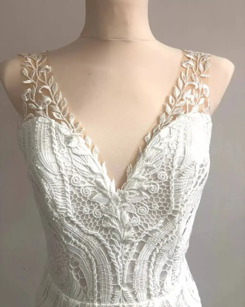 And here is a wedding dress made from a sketch from last post. 🥰 For now, no glitter overskirt yet. The sketch helps us decide to change some elements. One of the changes the Bride decided to introduce is classic straps instead of off shoulder. 😍

What do you think about that lace?😉
---
We sew handmade wedding dresses from scratch! Choose a ready-made wedding dress design, make changes or create your own unique wedding dress. We make on-line orders!
 ---
#weddingdress #designerweddingdress #customweddingdress #bridalgown #designerbridalgown #custombridalgown #strapsweddingdress #strapsbridalgown #mermaidweddingdress #mermaidbridalgown #laceweddingdress #lacebridalgown #slitweddingdress #slitbridalgown #sexyweddingdress #seksybridalgown #weddingdresses #weddinggown #dreamwedding #weddingday #instawedding #bride2be #brideinspo #bridetobe2021 #wedding2021 #dressmaker