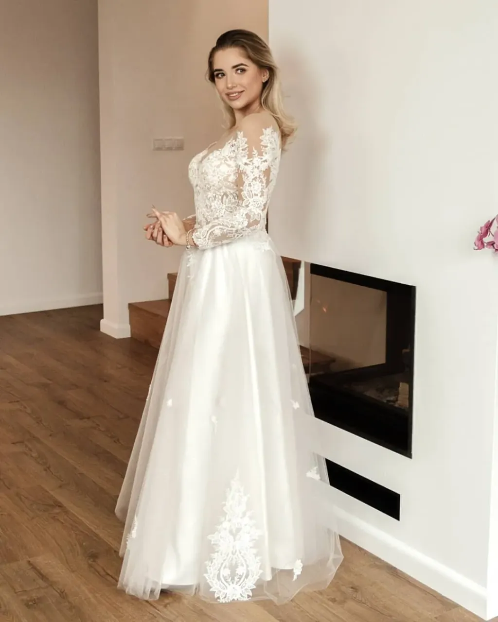 Are you dreaming of a wedding in winter scenery? 🌨️❄️ Then the Daria wedding dress with long sleeves and a tattoo effect will be perfect!🥰

---
Handmade wedding and evening dresses. Buy ready dress or make online custom order in our Etsy shop.

👉 Order here: https://www.etsy.com/listing/775358768/
---
#winterweddingdress #winterwedding #winterbridalgown #winterbride #weddingdress #bridalgown #longsleevesweddingdress #longsleevesbridalgown #tattoowedding #tattooweddingdress #laceweddingdress #tulleweddingdress #lacebridalgown #tullebridalgown #bride #brides #bridestory #bridetobe #bridedress #bridaltrends #bridalgowns #bridalstylist #weddingtimes #bridestyles #bridestyleloves #bridalfashionstylist #bridalfashiondesigner #bridalfashiontrends #bridetobe2021 #bridetobe2022 
---
Model: Daria Moger
Photos: Ninel Zakaryan