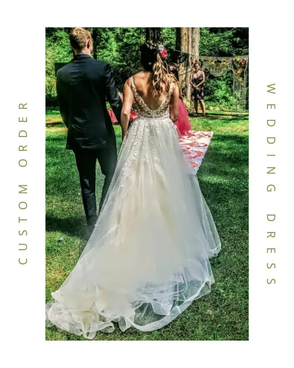 Meet our Bride - Michaela. 🥰 Michaela ordered a wedding dress in our atelier completely on-line! What's more, we created a wedding dress from scratch. As we only got the elements that the Bride wanted in her wedding dress, we had to combine them and keep the design consistent. That is why we started with a sketch and included elements in it, then we chose the materials, gathered measurements and started sewing. In the last few posts, you could see the next stages of making a wedding dress. And here is our Bride on her wedding day.😍
 
Thank you for the photos! 😘
---
We sew handmade wedding dresses from scratch! Choose a ready-made wedding dress design, make changes or create your own unique wedding dress. We make on-line orders!
 ---
#realbride #customweddingdress #custombridalgown #handmadeweddingdress #handmadebridalgown #weddingdressdesigner #weddingdesigner #bridestyle #bridelook #weddingtime #bridalfashion #wedding #bridaltrends #bridalgowns #bridalstylist #customweddingdress #weddingplanning2021 #weddingseason2021 #weddingtrends2021 #weddingideas2021 #weddingin2021 #handmadeweddingdresses #weddingdresshandmade #bridaldressmaker