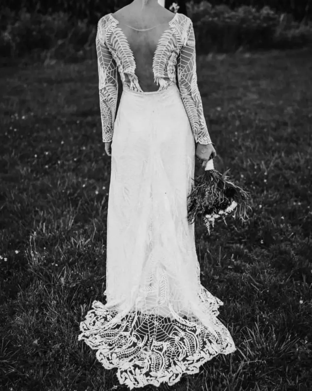 Do you remember the wedding dress made of lace with a spider web? 🥰 Recently, we had the opportunity to sew this wedding dress again, this time for the Bride from Montreal (Kanda).😘 This time the dress was personalized at the request of the Bride, and so instead of the usual neckline we made a high neck collar and we opened the back.

👉 Which version do you like more? 🤔
---
We sew handmade wedding dresses from scratch! Choose a ready-made wedding dress design, make changes or create your own unique wedding dress. We make on-line orders!
---
#spiderweb #spiderweblace #spiderwebweddingdress #alternativeweddingdress #alternativebridalgown #halloween #halloweenweddingdress #halloweenbridalgown #halloweenbride #halloweenwedding #highneckweddingdress #highneckbridalgown #backlessweddingdress #backlessbridalgown #bridestyle #bridelook #weddingtime #bridalfashion #wedding #bride2be #brideinspo #bridetobe2020 #wedding2020 #dressmaker