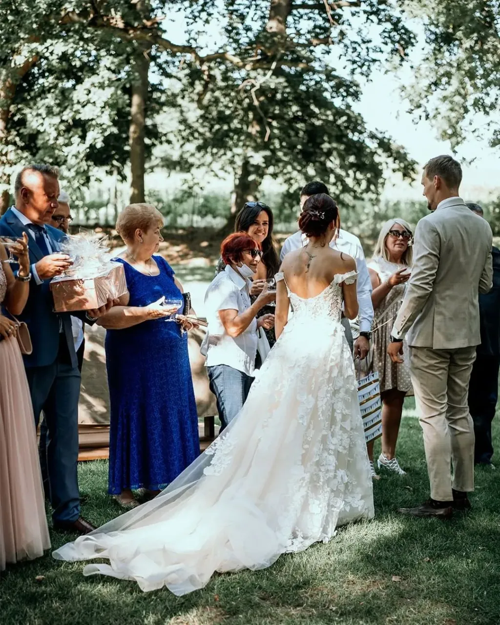 Will you be a rustic bride? 💚 

Then you'll absolutely need a wedding dress with a long train(oh wow, see photo 2 😲🥰) with 3d laces in a floral theme - as on our DAGMARA dress 🌿

Because your dress should be matched to character of whole ceremony - and if you want to 'say yes' surrounded by nature choose elements related to this, such as floral applications on the dress or a wreath on the head! 

__
We sew dresses from scratch so you can freely modify any dress which you see on our ETSY or create with us your own #luckydress 💕

#atelierluckydress #luckybrides #luckydresses #barnwedding #barnweddingavenue #barnweddingideas #rusticweddings #rusticweddingideas #rusticweddingchic #rusticbride #bohobrides #bohobridal #bohobridetobe #weddinginsp #weddingdaystory #iambride #tobebride #happygroom #groombride #texasweddings #weddinggowndesigner  #weddingdressmaker #bohemianweddingdress #custommadeweddingdress #laceweddingdress #handmadeweddingdress #coutureweddingdress