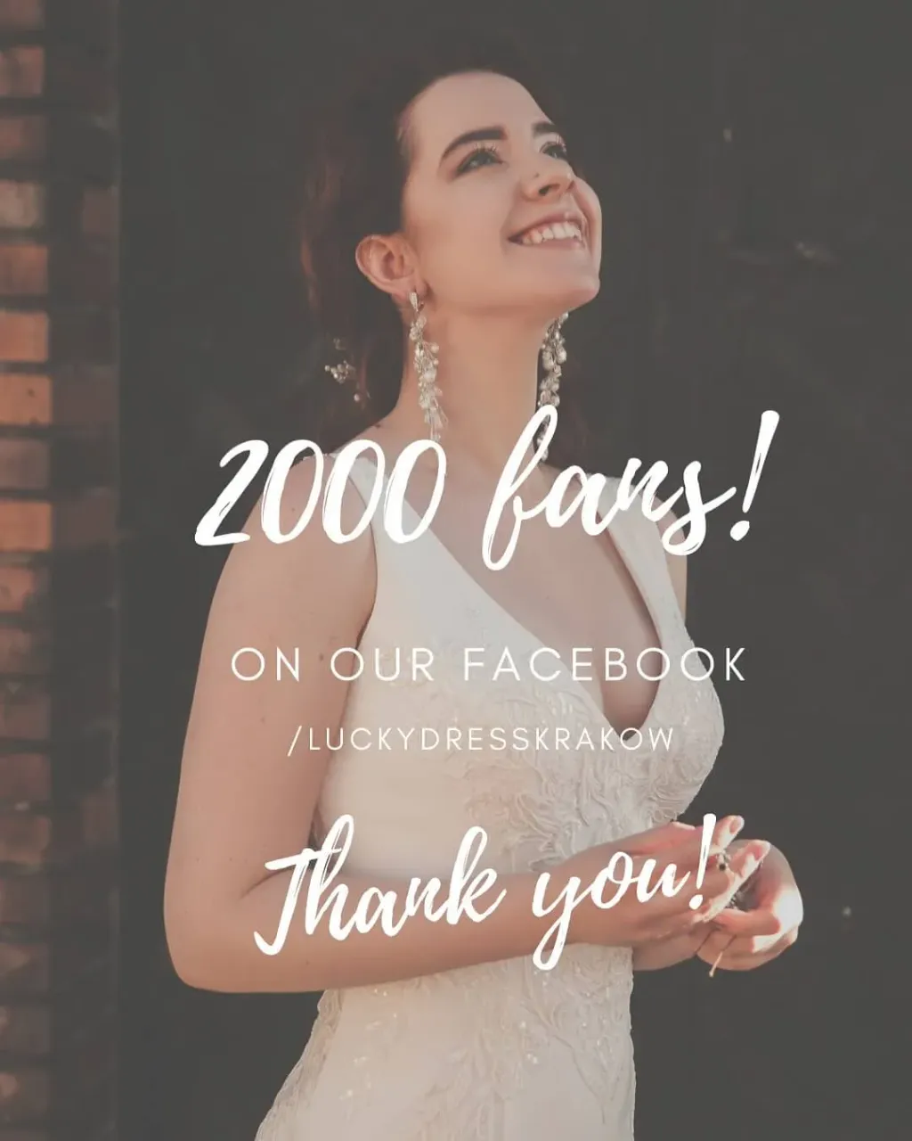 Thank you! 😍 Our Facebook profile already has 2000 fans! 🥳 Thank you very much that you like and follow our profile! Your commitment makes us feel that our work makes sense! that you like what we do and what dresses we present to you! 🤩 The more us the happier! So invite your friends to like our fanpage, maybe they will find their Lucky Dress! 🤩
FB /https://www.facebook.com/luckydresskrakow
---
Handmade wedding and evening dresses. Buy ready dress or make custom order on our Etsy shop 👉 Link in bio https://www.etsy.com/shop/AtelierLuckyDress
#thankyou #follow #facebookfollow #fans #happyday #wonderfullday #askforfollow #facebook #facebookfanpage #bewithus #likeourprofile #likeus #weddingdresses