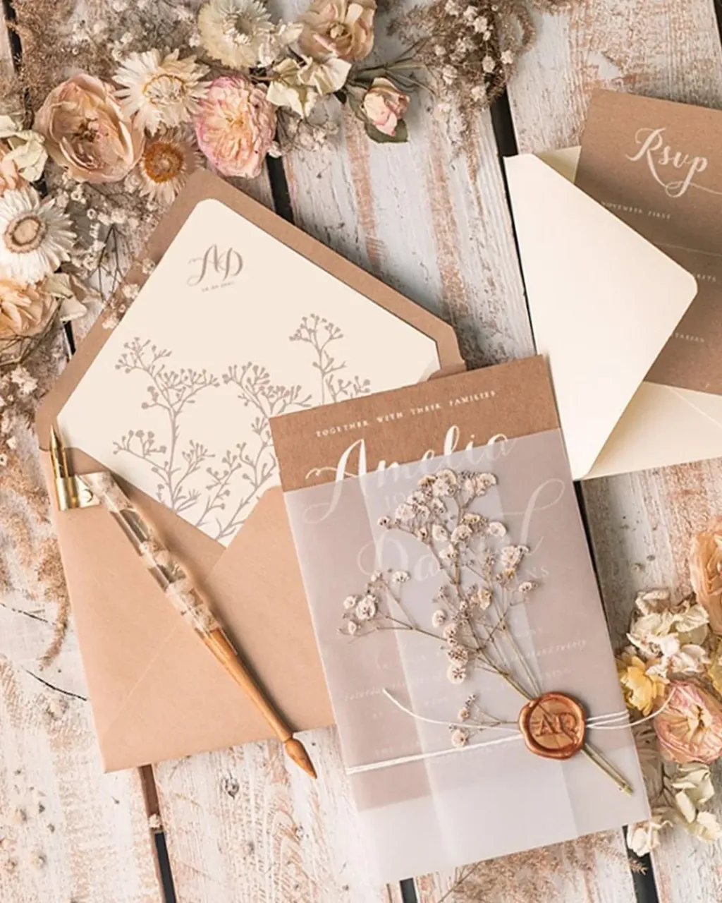 WEDDING INVITATIONS 💌

With gilding, flowers, boho style, or maybe minimalistic with a floral motif? Which one do you like, or maybe you can say what you will have?

Write us comment below which one is your fave! 💗

This post is the 3rd post in the #luckyday series! In which we want to inspire, educate and advise you well.

#atelierluckydress #weddinggowndesigner #weddingplanner  #weddinginvitationcard #weddinginvitationsuite #weddinginvitationdesign #bohobrides #bohobridal #weddingaccesories #weddinginsporation #mstomrs #engagementseason