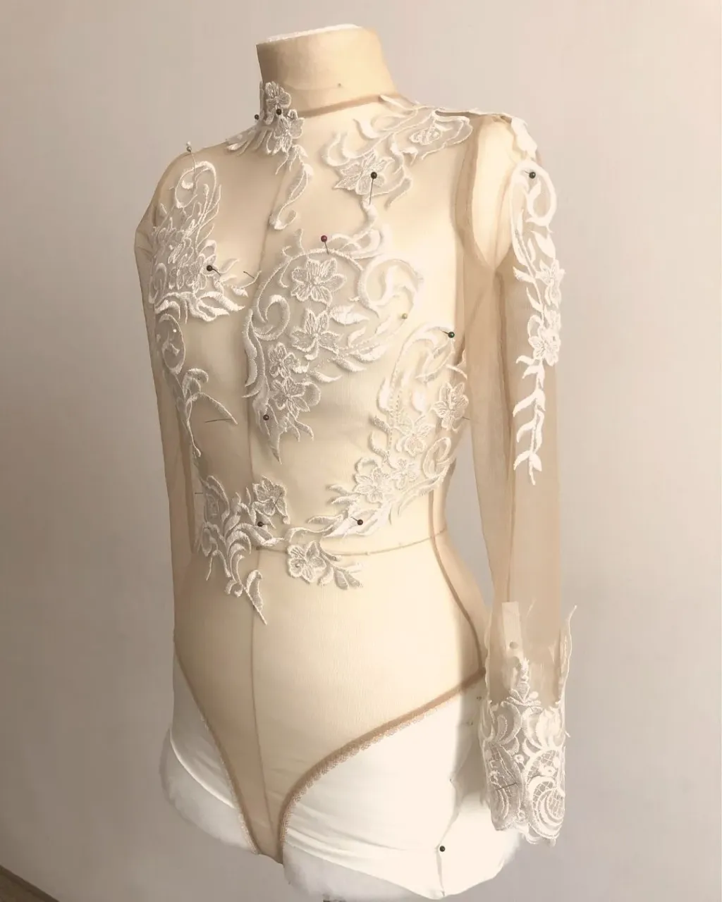 The summer season ☀ is in full swing and we've just picked up photos from our #luckybride Hong Trang Mai! 🥰

Trang wrote to us on Etsy asking us to sew a two piece wedding dress for her, consisting of a long sleeved bodysuit and a flowing skirt.

The base for the body is a nude elastic mesh on which we sew lace elements to achieve a phenomenal tattoo effect! On the other hand, the skirt was made of a viscose lining and a circle cut muslin. Just look at this effect! 🤩🤩🤩

The wedding dress finally went to Germany from our Krakow (Poland) #weddingatelier. ;) Just to mention that we sewed the wedding dress without a single fitting. The entire process was online. :)
---
We sew bespoke wedding dresses from scratch! Choose a ready-made wedding dress design, make changes or create your own unique wedding dress. We make on-line orders!
 
#atelierluckydress #customweddingdress #bespokeweddingdress #tailoredweddingdress #bridalgown #weddingdress #elopementdress #elopementweddingdress #elopementwedding #weddingboudysuit #weddingskirt #twopieceweddingdress #courthousewedding #realbride #bridetobe #groom #husbandandwife #longsleeveweddingdress #tattooweddingdress