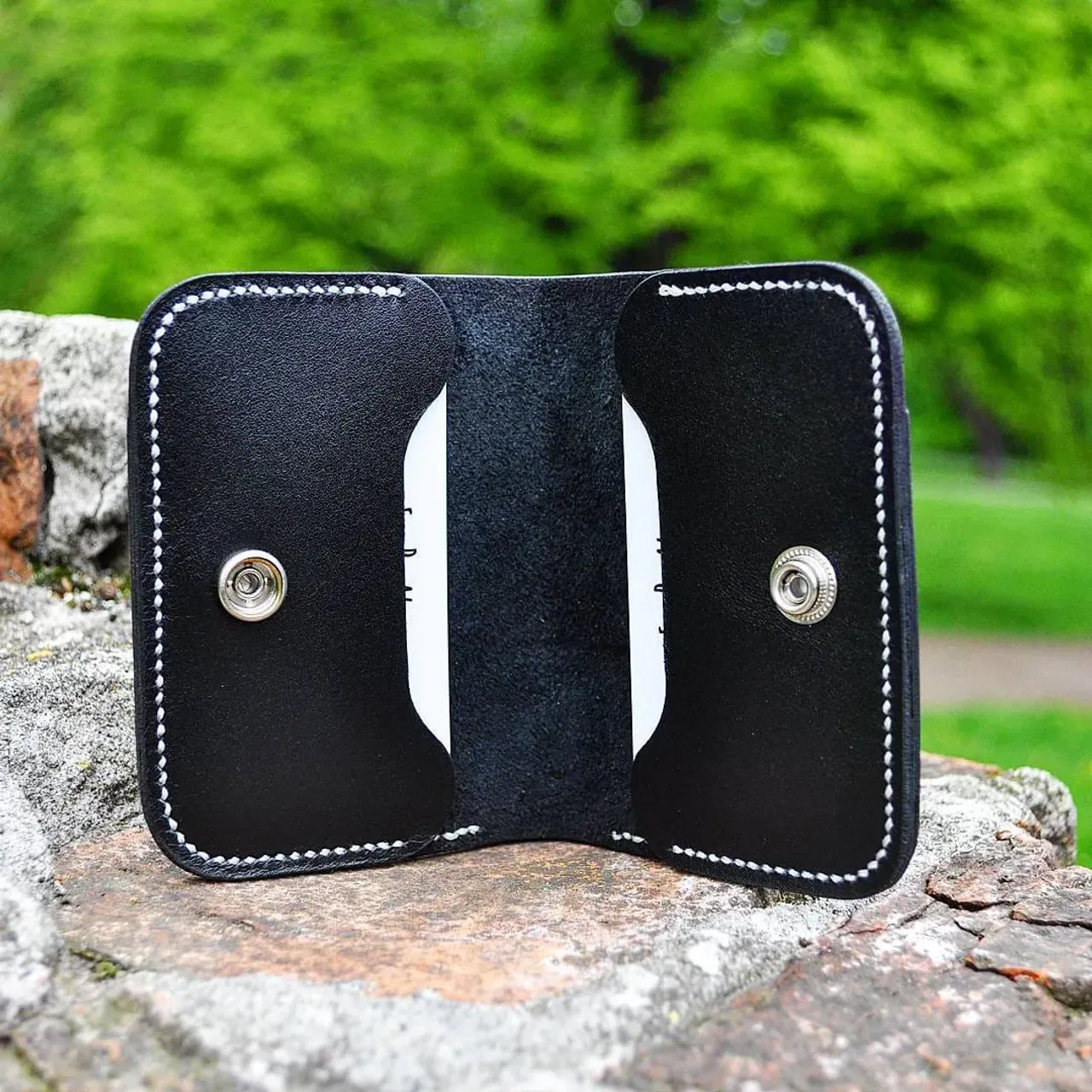 The 🎨color of the #thread and the #leather may change your choice: black, brown or white!
You can put in 4-6 #cards 💳 and #money 💵
Price: 15💲
 #handcrafted #handcraft #handcrafts #handcraftedwithlove #handcrafting #handcrafter #handcraftedleather #handcraftedaccessories #handcraftedgoods #handcraftedgifts #handcraftedgoodness #handcraftedleathergoods #handstiched #handstich #handstiching #handsew #handsewn #handsewing #handsewad #handsewwithlove #handsewleather #svernuthandmade