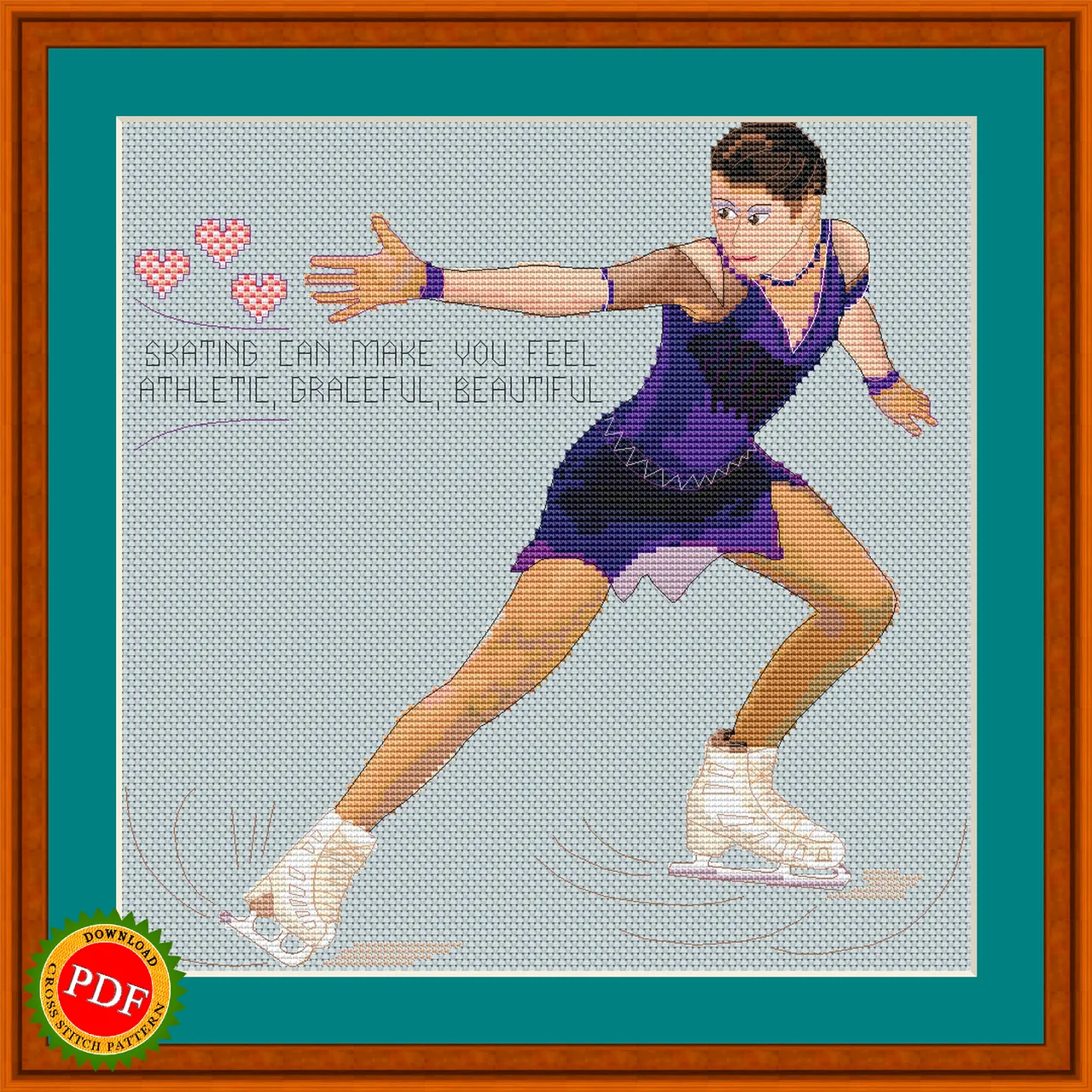 Bring the grace and beauty of #figureskating to life with this stunning #crossstitchpattern. The Figure #Skating #CrossStitch #Pattern featuring a beautiful #figureskater is a must-have for any fan of this elegant #sport. This intricately designed pattern captures the grace and fluid movements of a figure skater in stunning detail. It is perfect for anyone who loves both figure skating and #crossstitching. With easy-to-follow instructions, you can create a masterpiece that will add a touch of elegance and beauty to any home. Get your hands on this stunning Figure Skating Cross Stitch Pattern today and bring a little piece of the ice rink into your home!

🔎 https://ballwool.com/products/56931