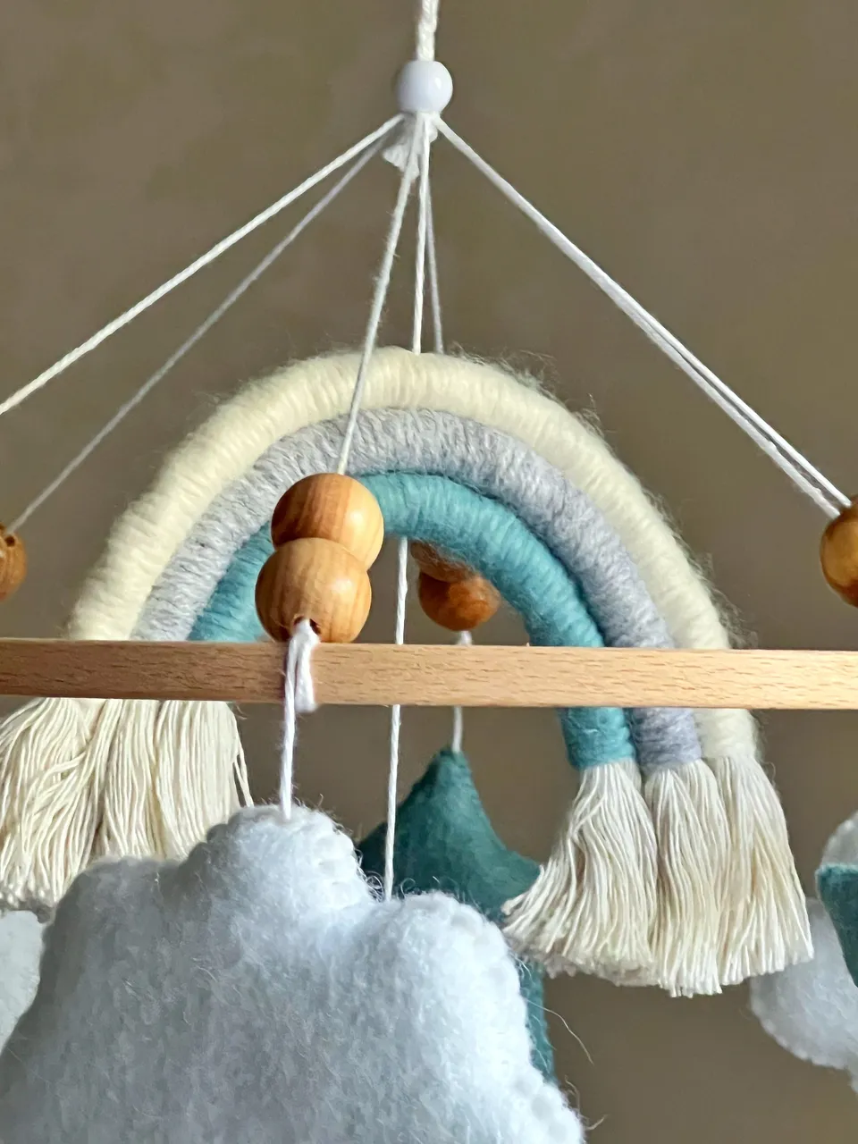 Children's mobile for the crib "Fawn in the forest". 

It is possible to change the color and content of the mobile.