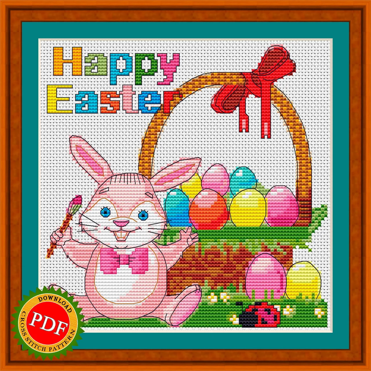 🔔 The "Happy #Easter #CrossStitchPattern" is the perfect addition to your spring and Easter decor. This delightful #pattern features an adorable #Easterbunny surrounded by colorful #Eastereggs, all intricately designed in a classic #crossstitch style. Create a beautiful and unique piece of art to display or gift to a loved one this Easter with this charming cross stitch pattern. It's sure to bring joy and festive vibes into your home.
🔎 https://ballwool.com/products/59332