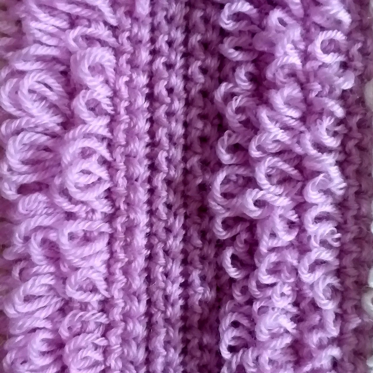 Multicolored wool carpet for a children's room.