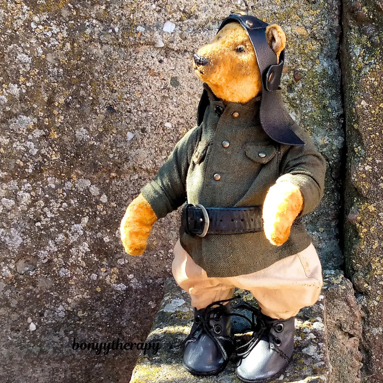 This plush bear is 9 inches (23 cm) tall, making it perfect for cuddling and display. Its intricate design sets it apart from traditional plush bears.
I hope you enjoy it.