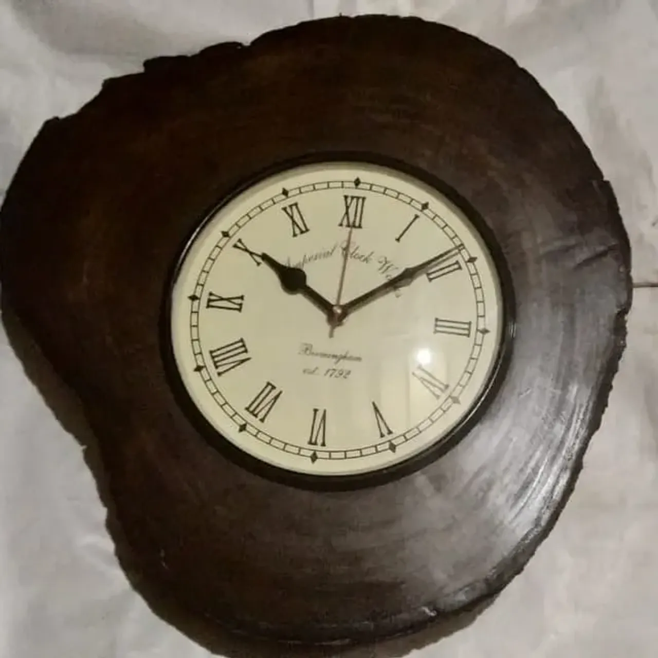 Wall clock for interior decoration.#woodworking#instagramers#instagram#export#handicrafts#clock#