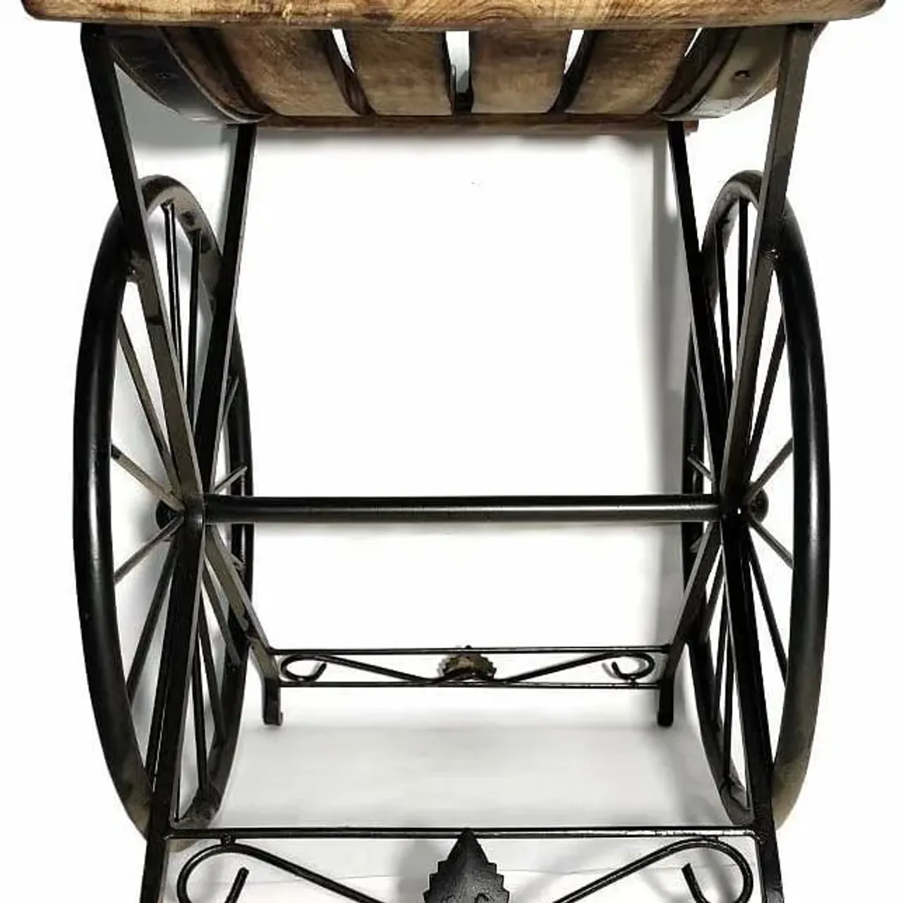 Decorative wooden-iron stool available for export.#decorative#export#instagram#woodworking#woodart#woodiron#