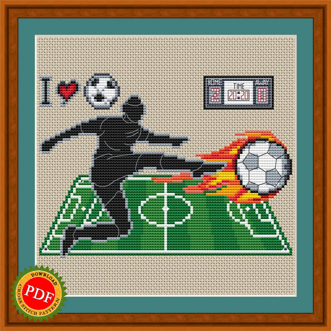 ⚽ This #crossstitchpattern features a dynamic design of a #football (#soccer) #player in action. The intricate details and bold colors make it a stunning addition to any #stitching project. Perfect for fans of the #sport, this #pattern allows you to create a unique piece of art to display in your home or give as a gift to fellow football enthusiasts. Whether you're a seasoned #crossstitcher or a beginner, this pattern is sure to provide hours of enjoyment and a beautiful final product.

🔎 https://ballwool.com/products/62815