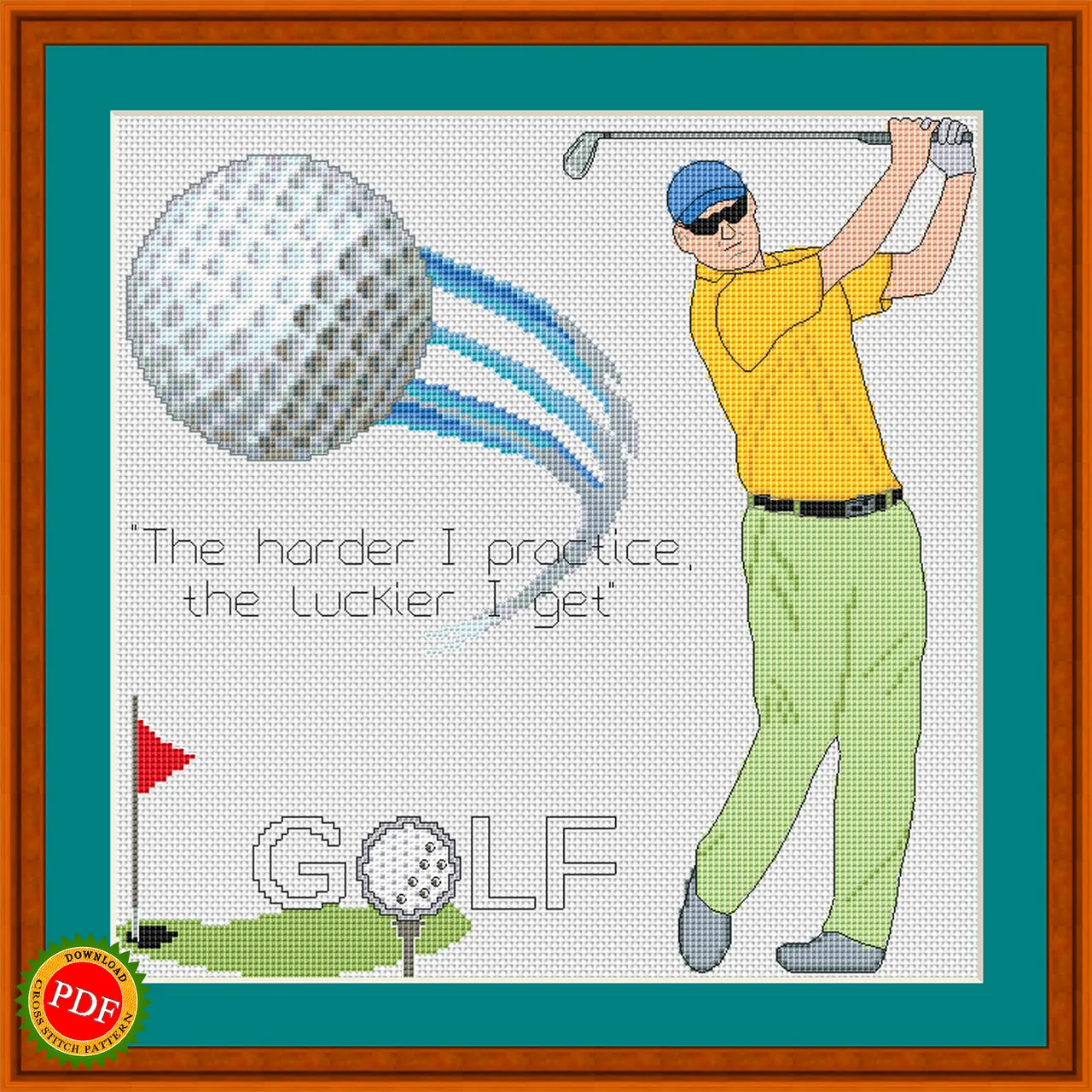 This #Golf #CrossStitchPattern features a detailed design of a golfer in action. Whether you're an avid #golfer yourself or know someone who is, this #pattern will make the perfect addition to any home decor or a thoughtful gift. With its intricate stitching and vibrant colors, it captures the essence of the #sport and the dedication of the #golfplayer. Bring the love of golf into your stitching and create a stunning masterpiece with this golfer #crossstitch pattern.
🔎 https://ballwool.com/products/58389