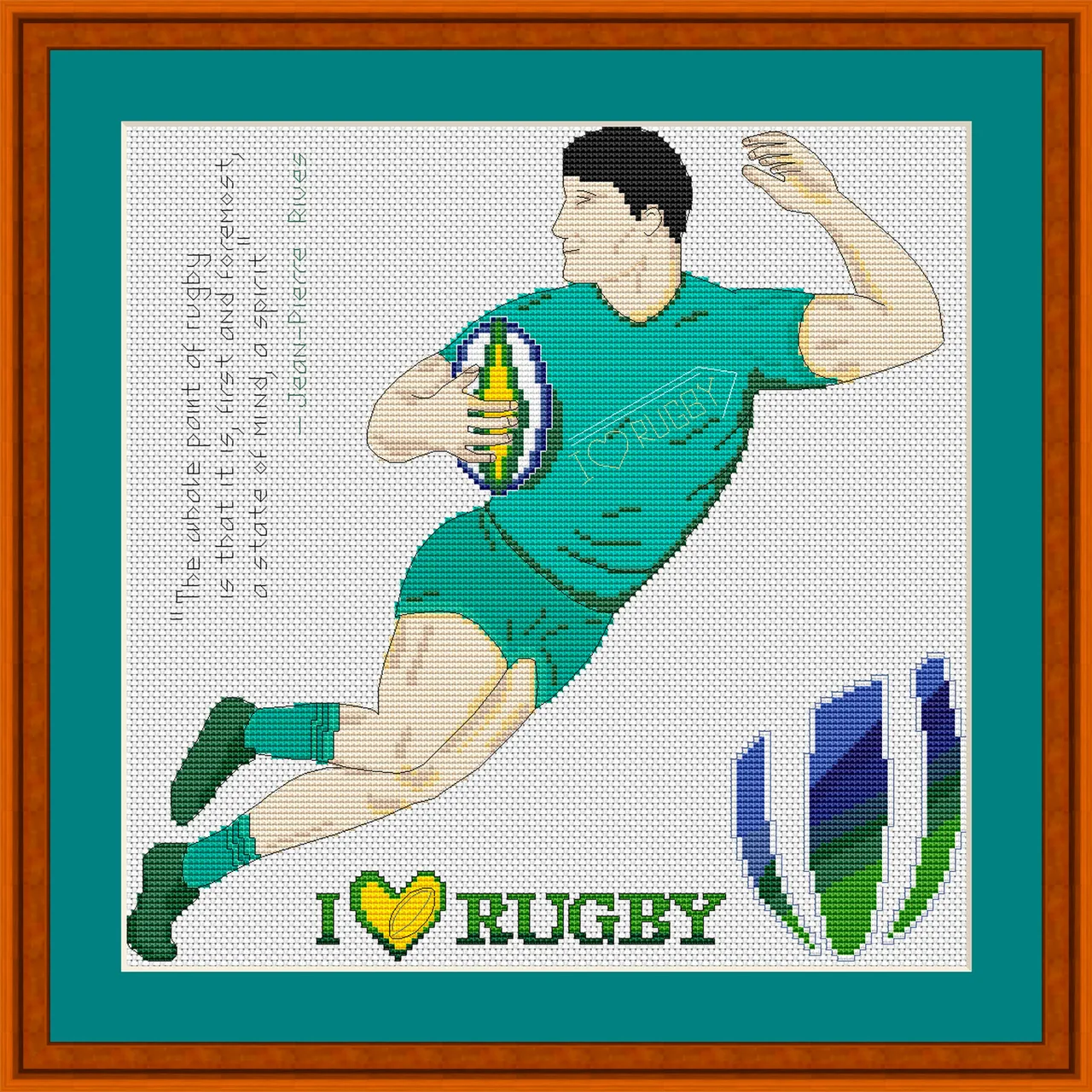 The #Rugby #CrossStitchPattern is the perfect way for rugby enthusiasts to show their love for the sport in a unique and creative way. This #pattern features a detailed illustration of a #rugbyplayer in action, surrounded by iconic #rugbyunion symbols. With this pattern, you can easily create a stunning piece of handcrafted art that will add a touch of sportsmanship to any room. Add a little flair to your #homedecor with the Rugby #CrossStitch Pattern.
🔎 https://ballwool.com/products/57960