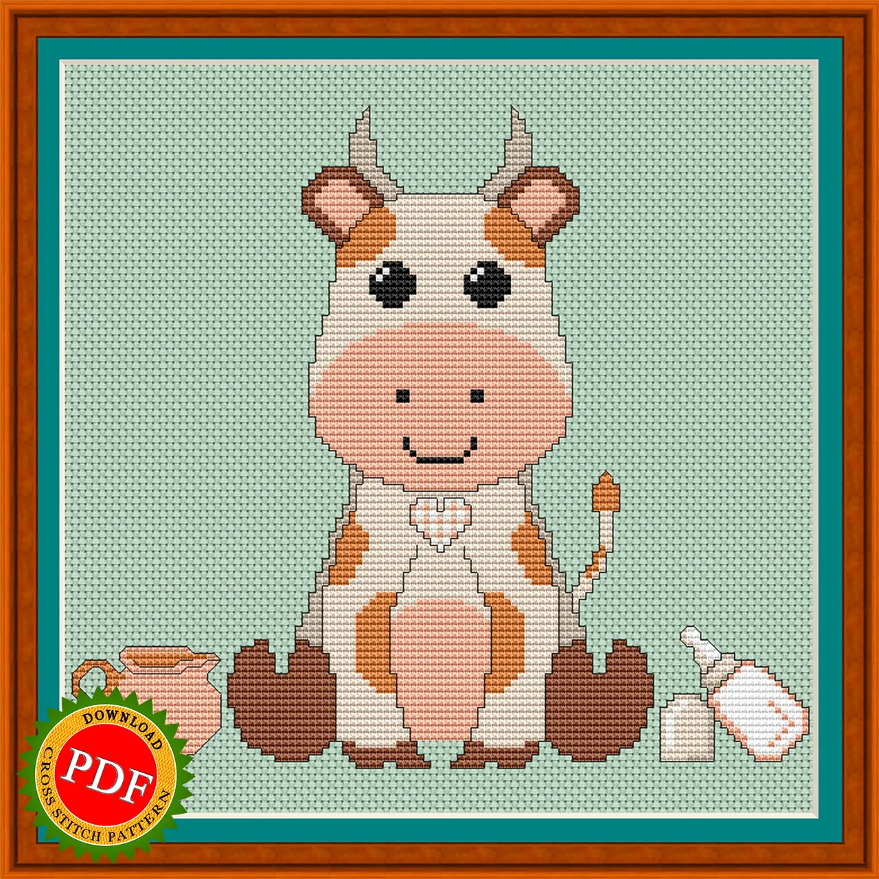 The #Cow #CrossStitchPattern | Delightful #Calf #Pattern is a charming and endearing #design that is perfect for any cow lover or #crossstitch enthusiast. This pattern features a cute calf surrounded by a beautiful and intricate #crossstitchdesign. With easy to follow instructions and a printable pattern, this product allows for a fun and relaxing stitching experience. Create a unique piece of art to display in your home or give as a thoughtful gift to a friend or family member. This Cow Cross Stitch Pattern is a delightful addition to any cross stitch collection.
🐄 https://ballwool.com/products/68735