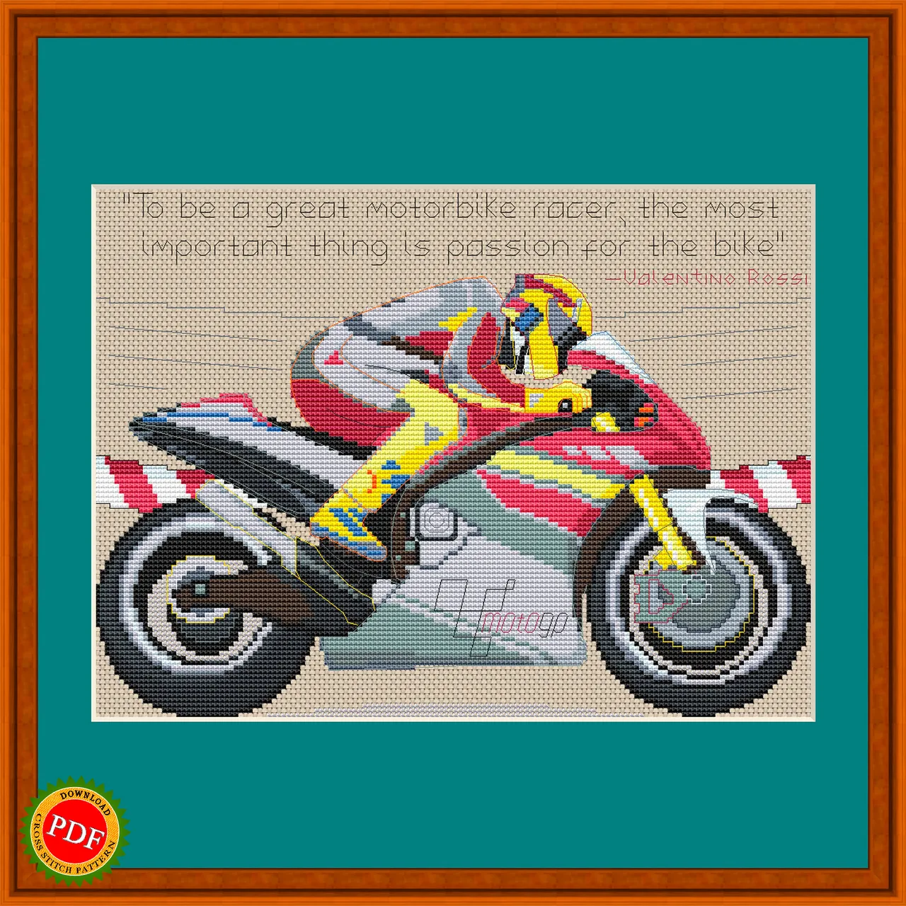 🏁 The #Motosport #CrossStitchPattern is a must-have for any #motorcycle enthusiast or #crossstitch lover. This #pattern features a dynamic design of a #motorbike racer, capturing the excitement and adrenaline of the #sport. Whether you're a fan of #sportbikes or just appreciate the beauty of motorbikes, this pattern is sure to impress. With detailed stitching instructions and vibrant colors, this cross stitch pattern is perfect for displaying in your home or gifting to a fellow motosport fan. Bring the thrill of the race to life with this stunning Motosport Cross Stitch Pattern.
🔎 https://ballwool.com/products/62928