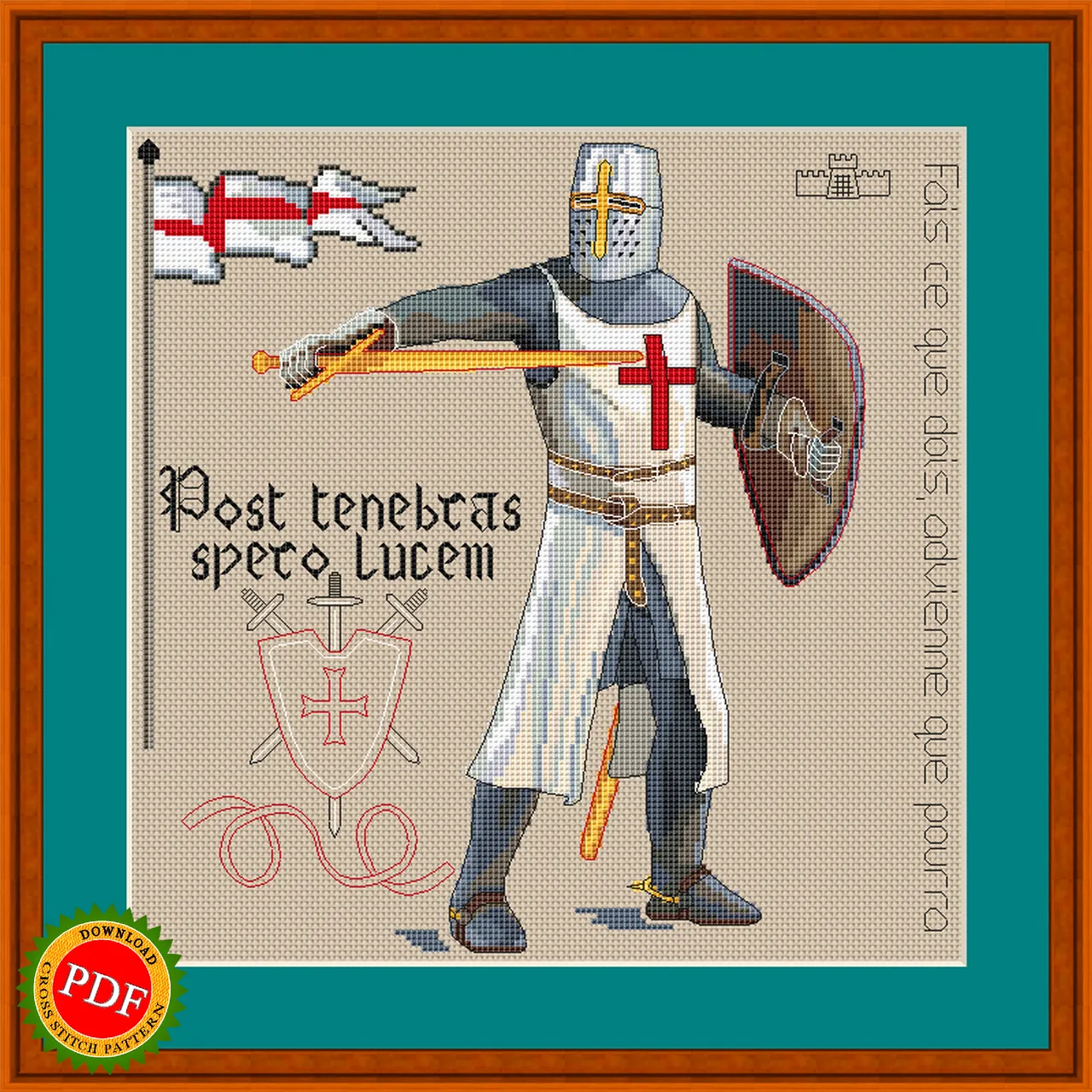 Unleash your inner #warrior with my #Knight #CrossStitchPattern! This versatile #design features a fearless #Crusader in all his glory, perfect for any fan of #medievalhistory or knights in shining armor. With intricate detailing and classic colors, this #pattern is sure to provide hours of enjoyable stitching. Display your finished creation proudly and add a touch of chivalry to any space. Stitch your way through the #medievalera with this stunning design!
🔎 https://ballwool.com/products/57002