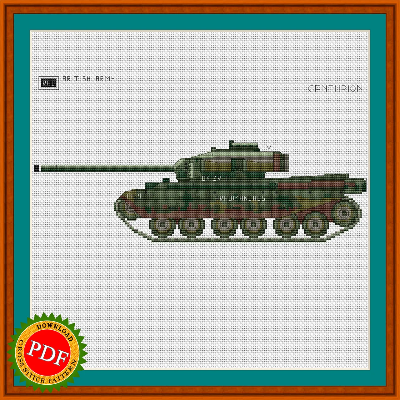 The #CenturionTank #CrossStitchPattern is the perfect addition to any #military enthusiast's collection. It features a high-quality, detailed chart depicting the iconic #MainBattleTank #Centurion, known for its powerful and durable design. This British #tank has a long #history of serving in various conflicts and is recognized as one of the most influential tanks in modern #warfare. With this #pattern, you can recreate this legendary vehicle in stunning #crossstitch form. Perfect for displaying in your home or giving as a unique gift, the Centurion Tank Cross Stitch Pattern is a must-have for any #militaryhistory lover.

🔎 https://ballwool.com/products/67833