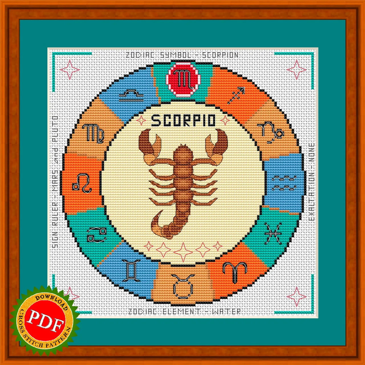 The #Scorpio #CrossStitchPattern is the perfect way to add a touch of personality and uniqueness to your #homedecor. This beautifully designed #pattern captures the essence of the Scorpio #zodiacsign, with intricate details and vibrant colors that are sure to catch the eye. Whether you're a Scorpio yourself or simply drawn to the captivating qualities of this water sign, this #crossstitch pattern is a must-have for any #astrology lover. It can be easily displayed on a wall or incorporated into a larger cross stitch project, making it a versatile and fun addition to any crafting collection. Show off your Scorpio pride with this stunning and one-of-a-kind cross stitch pattern.
♏ https://ballwool.com/products/57105