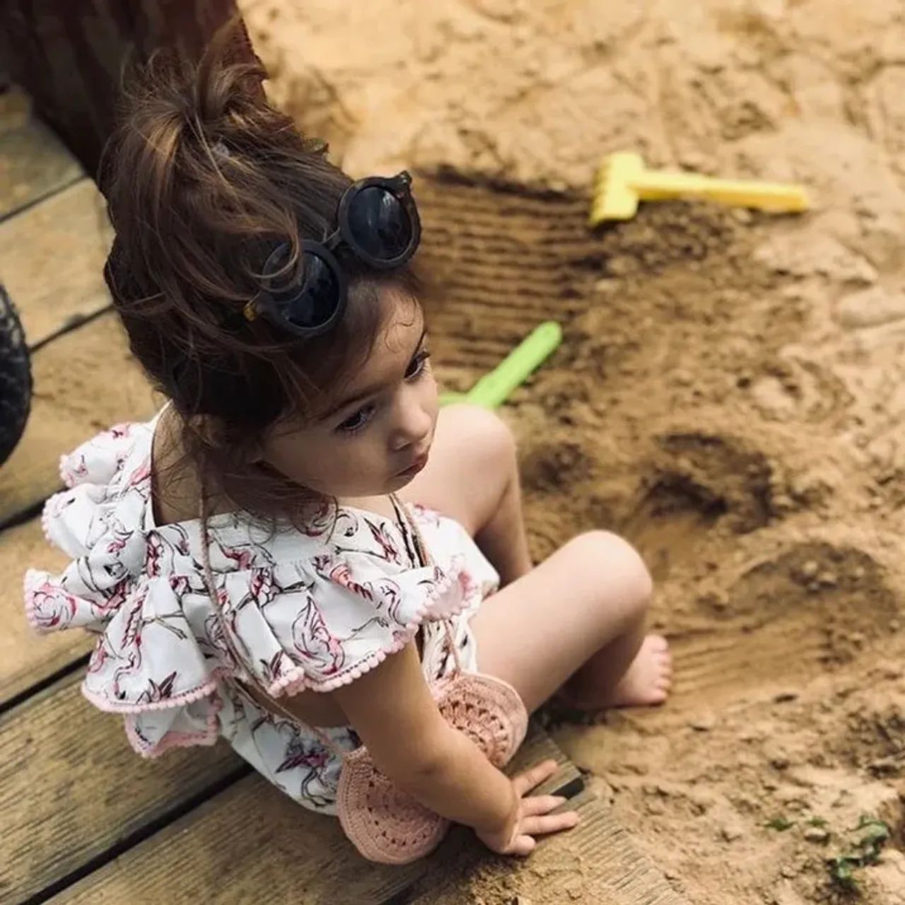Пляжные зарисовки
🏖
⠀
Маленькая Бэлла в ромпере «Фламинго»
⠀
#летнеенастроение