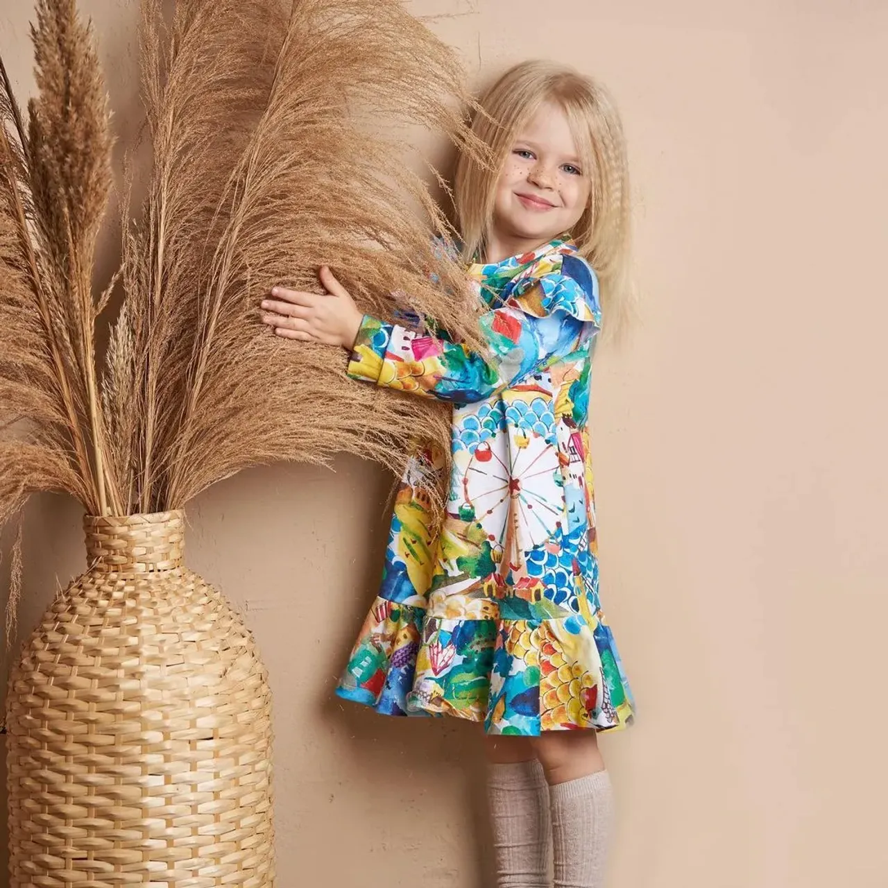 Любимый принт в новом исполнении!
🤩
Платья из мягкого трикотажа с принтом «Ривьера» всего в трёх размерах: 104, 110, 116!
❄️