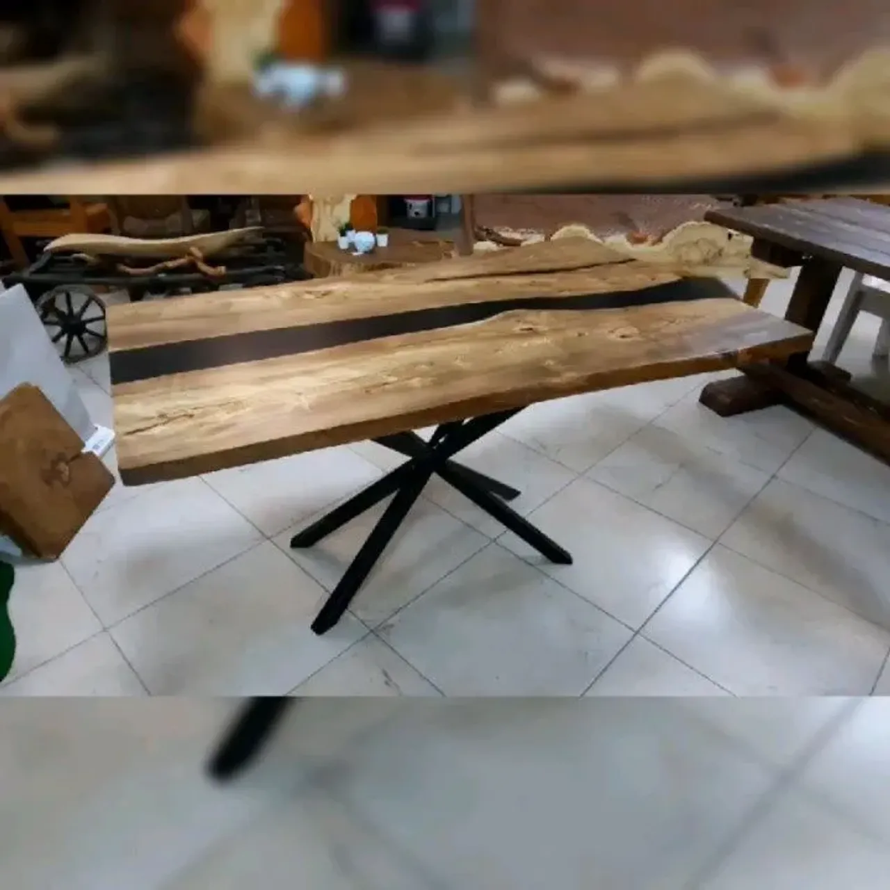 СТОЛ-РЕКА(ВЯЗ-КАРАГАЧ)
💥💥💥
#masterkoren52 #подарок #спилы #столы #стулья #столрека #массив #мебель #можевельник #зеркалоизслэба#амбарнаядоска #живойкрай #дуб #кап #ретродоска #печатьнадосках #печатьнадоскахнижнийновгород #часынаспиле#картинынадосках#нижнийновгород#эксклюзив#интерьер #люстра#корень#капакорень#слэбы#панно#мебельлофт#деревяннаямозаика