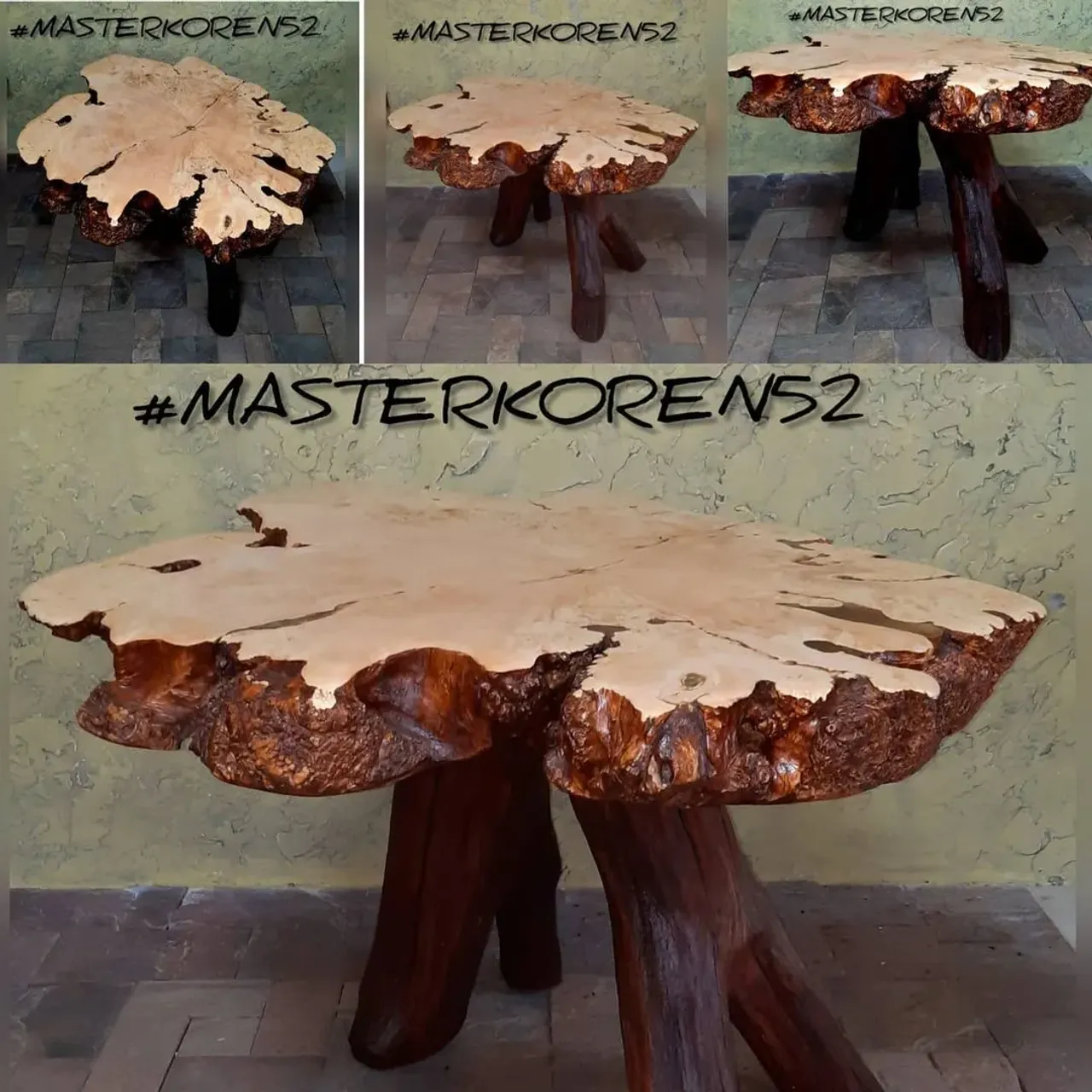 ЕСЛИ ВЫ ИЩИТЕ ЧТО ТО ЭКСКЛЮЗИВНОЕ, МАССИВНОЕ И БРУТАЛЬНОЕ,ТО ЭТО ТО ЧТО ВЫ ИСКАЛИ,НИ КАКИХ РЕК ИЗ ЭПОКСИДНОЙ СМОЛЫ,НИ КАКОЙ ФОРМЫ ПРИТЯНУТОЙ ЗА УШИ,ТОЛЬКО ЭКСКЛЮЗИВНЫЙ МАТЕРИАЛ И ДИЗАЙН ОТ ПРИРОДЫ ПОДЧЕРКНУТЫЙ НАМИ..СПИЛ КАПА КЛЕНА(ДИАМЕТР (1 МЕТР),ЦЕЛИКОВОЕ ПОДСТОЛЬЕ ИЗ ДУБА НА ЧЕТЫРЕХ НОГАХ
💥💥💥💥💥💥💥💥
#masterkoren52 #подарок #спилы #столы #стулья #мозаика #массив #мебель #можевельник #дерево #дизайн #дом #дуб #кап #круто #корнепластика #рустика #часы#архитектура#нижнийновгород#эксклюзив#интерьер #люстра#корень#капакорень#слэбы#панно#мебельлофт#деревяннаямозаика