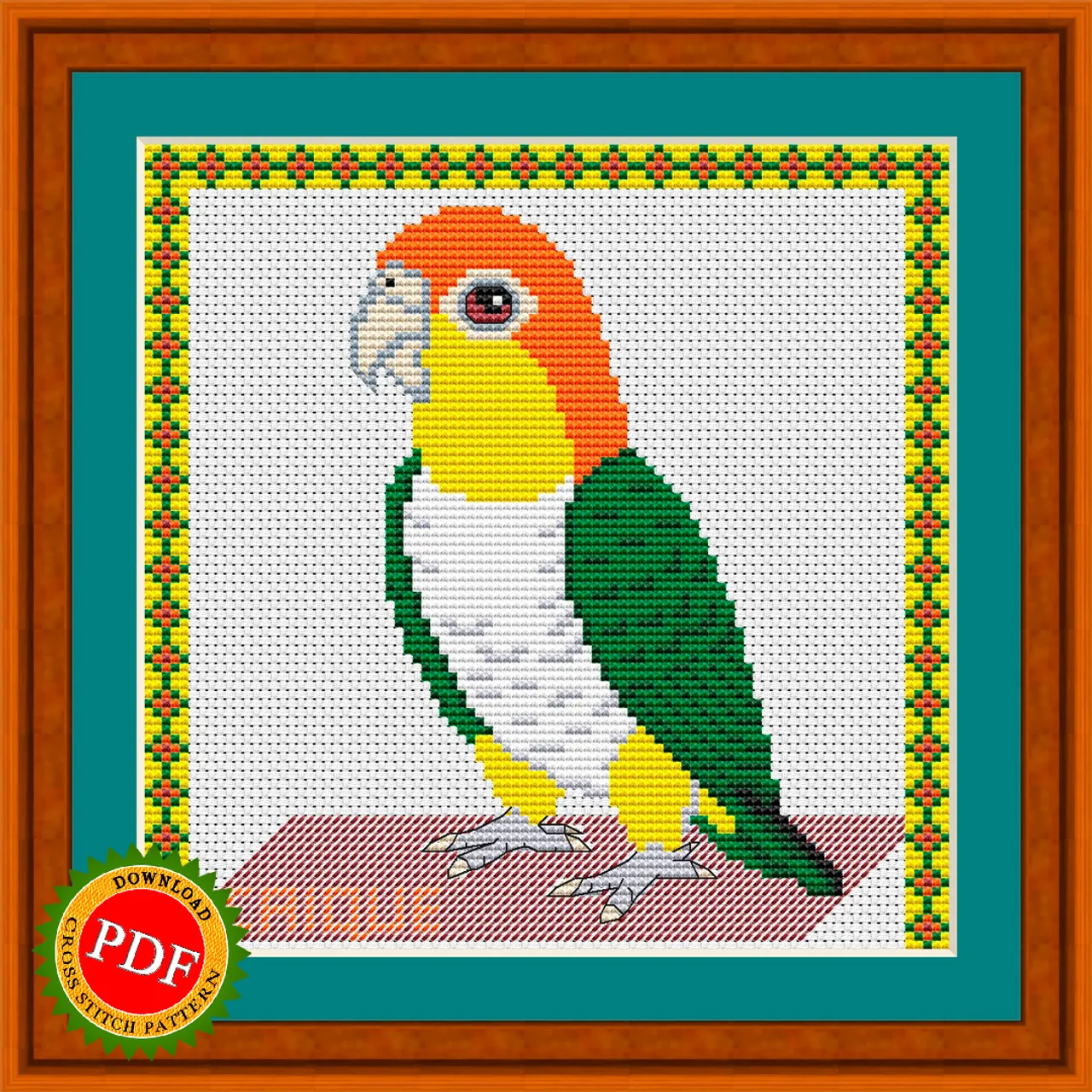The #Caique #CrossStitchPattern is perfect for any avid #crossstitcher or #bird lover. This unique #pattern features a beautiful #CaiqueParrot, with detailed and lifelike illustrations that will make your project come to life. It includes all the necessary instructions and materials, making it easy for beginners to join in on the fun. The finished product is a stunning masterpiece that can be framed and displayed as a beautiful work of #art. Not only is this #crossstitch pattern enjoyable to create, but it also makes for a wonderful #gift for anyone who appreciates the beauty of these colorful birds. Let the Caique Cross Stitch Pattern bring a touch of nature and creativity into your home.

🔎 https://ballwool.com/products/55767