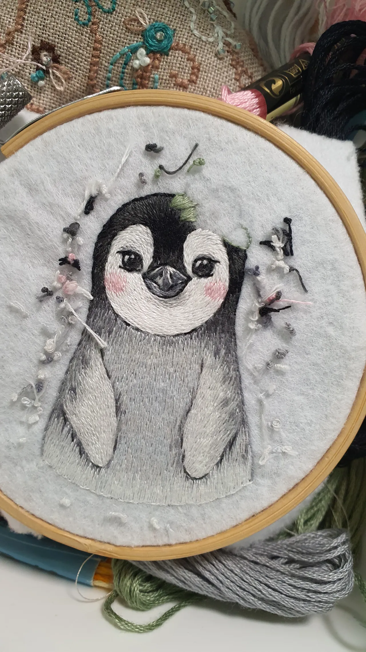 Sweet girl Penguin has already found her owner.