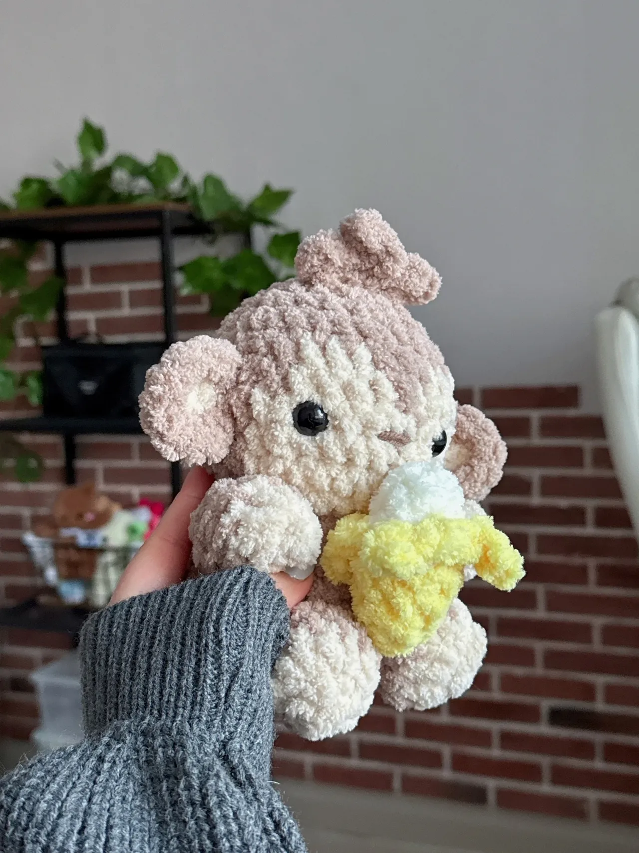 Chubby monkey crochet pattern