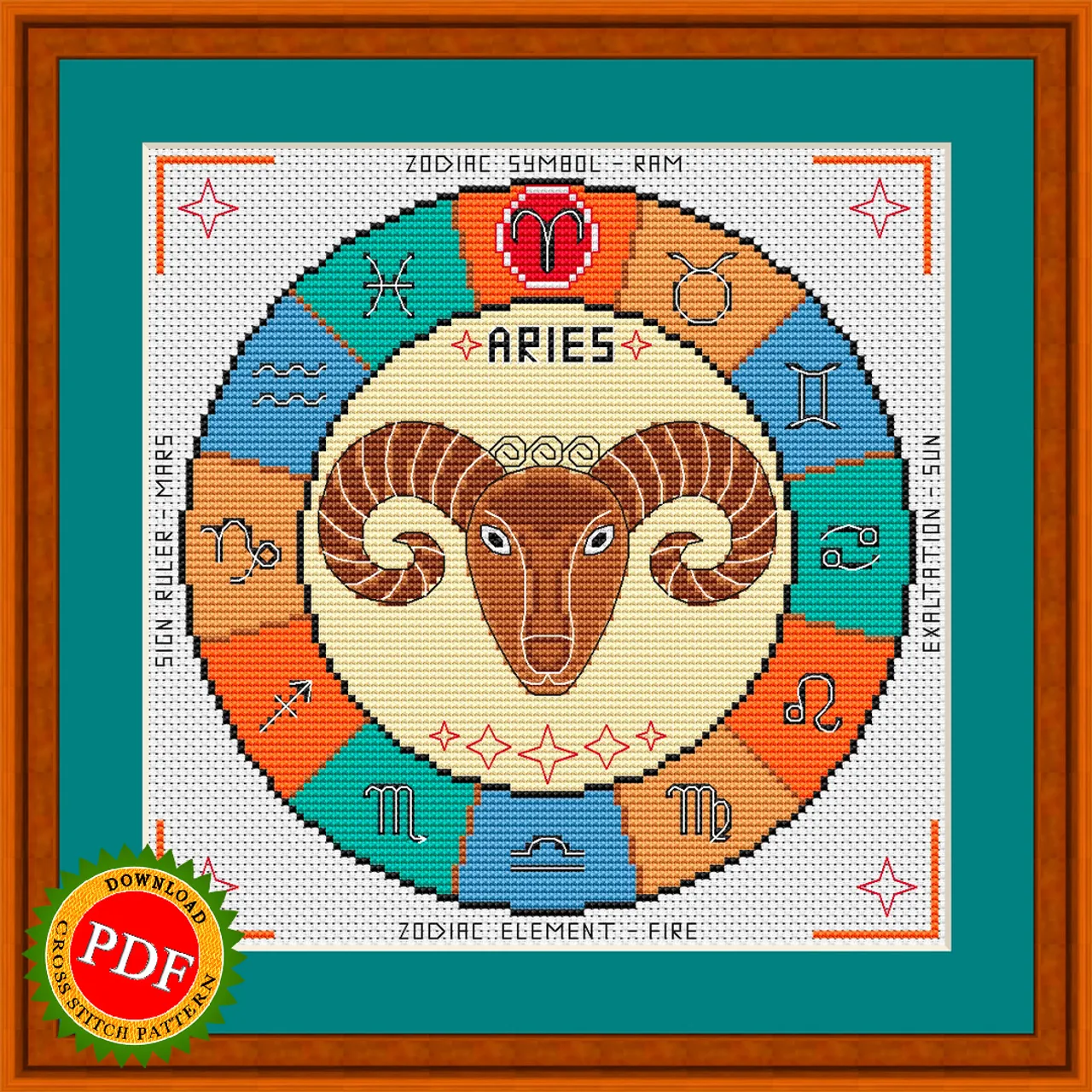 This #Aries #CrossStitchPattern is perfect for anyone who identifies with the confident and passionate traits of the Aries #zodiacsign. The striking #design features the symbol of the ram, surrounded by intricate details and vibrant colors. Perfect for home decor, #gifts, or personal projects, this Aries #CrossStitch #Pattern is a must-have for any #horoscope enthusiast. Show off your love for #astrology and create a stunning piece of art with this Aries Cross Stitch Pattern.
♈︎ https://ballwool.com/products/57112