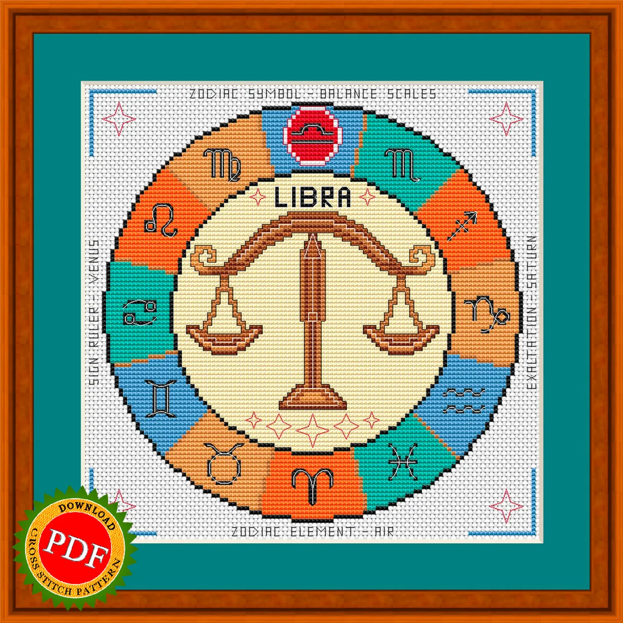 The #Libra #CrossStitchPattern featuring the iconic Libra #ZodiacSign is perfect for those born under this #astrologicalsign or anyone who loves #astrology. This intricate #pattern captures the balance and harmony associated with Libra, making it a beautiful decoration for any space. With its elegant #design and meaningful symbolism, the Libra #CrossStitch Pattern is a must-have for any #stitching collection. Bring your love for astrology to life with this unique and one-of-a-kind pattern.
♎ https://ballwool.com/products/57106