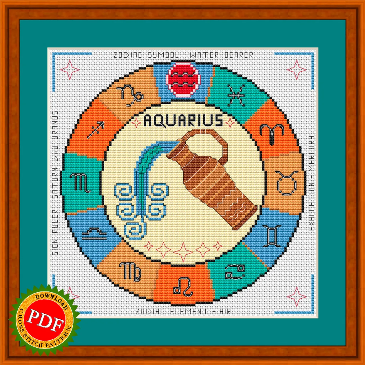 The #Aquarius #CrossStitchPattern is a beautifully designed #pattern that features the Aquarius #zodiacsign. This unique pattern allows you to create a stunning piece of art that showcases your love for #astrology and the Aquarius #zodiac. Perfect for creating #homedecor, gifts, or adding to your collection, this Aquarius #CrossStitch Pattern is a must-have for any astrology enthusiast. Stitch your way to an artistic representation of the Aquarius zodiac with this one-of-a-kind cross stitch pattern.
♒ https://seller.ballwool.com/products/57102
