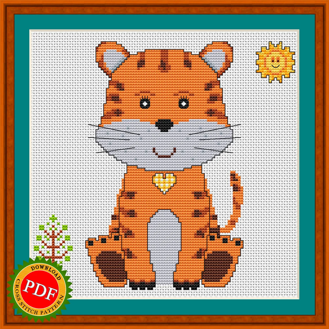 šÆ The #Tiger #CrossStitchPattern is a must-have for any #crossstitching enthusiast or wildlife lover. This #pattern features a charming and adorable design of a #tigercub, perfect for adding a touch of cuteness to your home or gifting to loved ones. Whether you are a beginner or an experienced cross stitcher, this Tiger #CrossStitch Pattern is a great addition to your collection. Bring the beauty of nature into your home with this delightful Adorable #TigerBaby Stitch Pattern.
š https://ballwool.com/products/66023