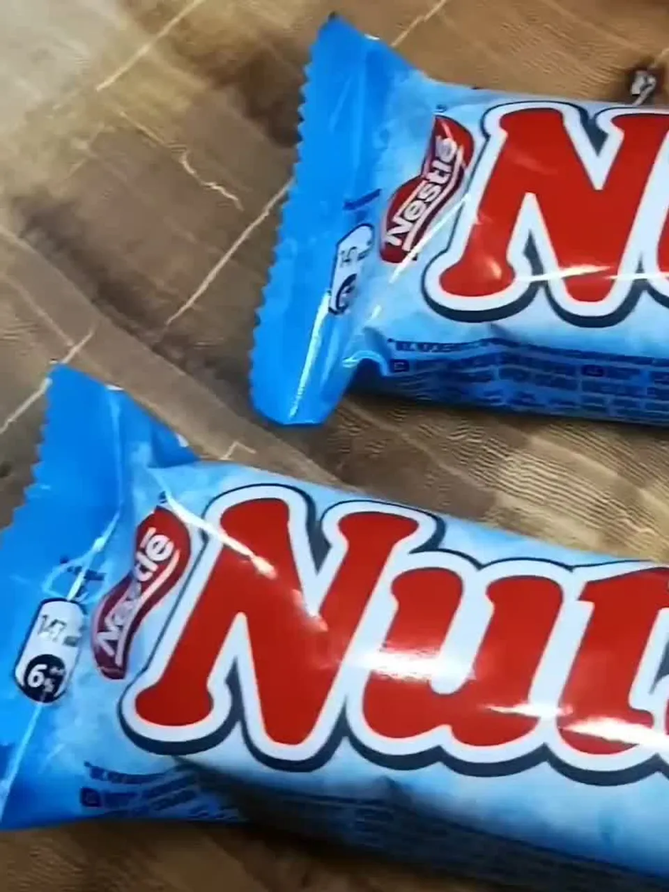 Chocolate bar Nestle "Nuts" ice cream, cookies and hazelnuts, 5 pcs/ 2,12oz