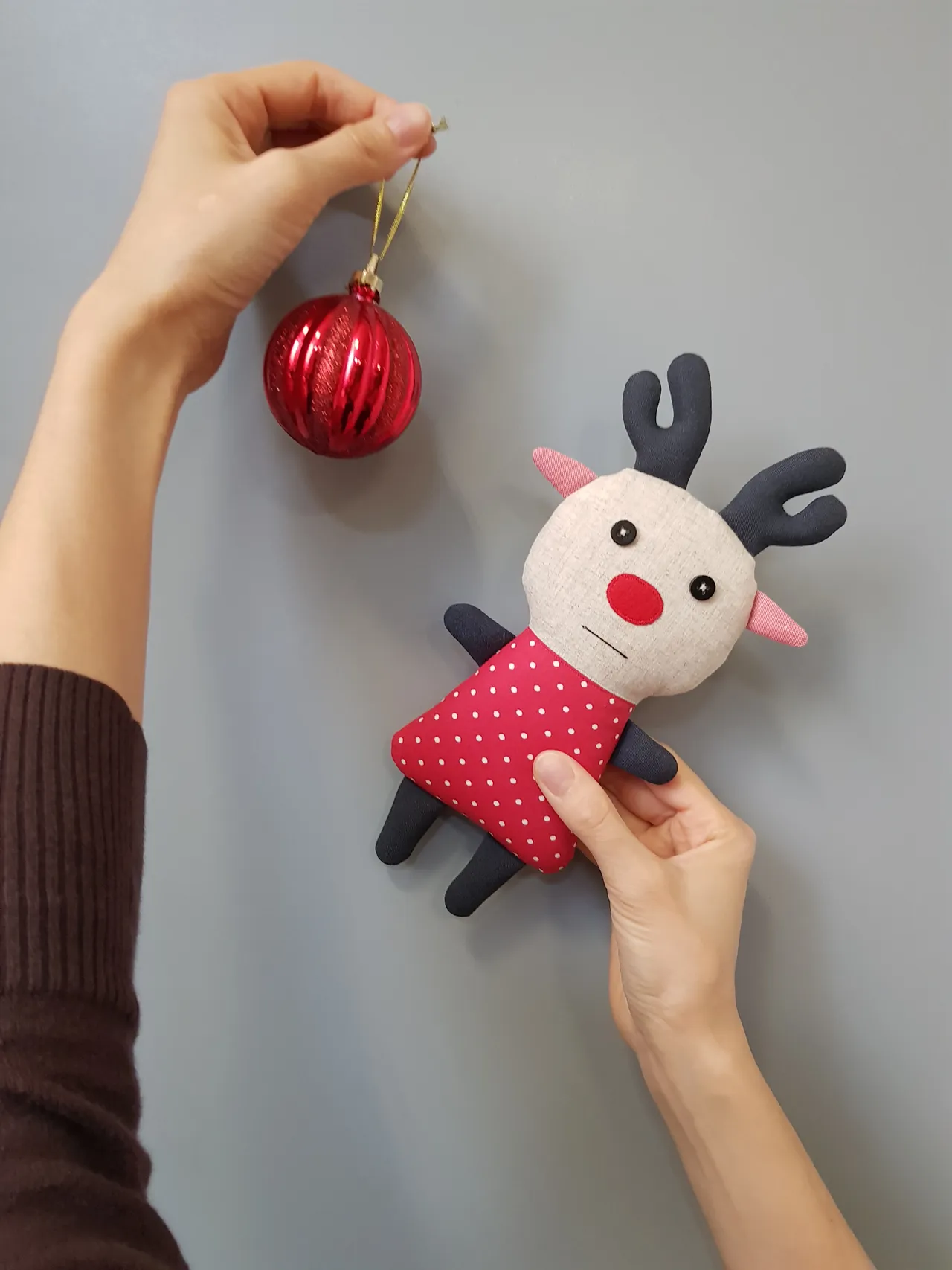 MY NEW PROJECT! Christmas Deer sewing pattern PDF!