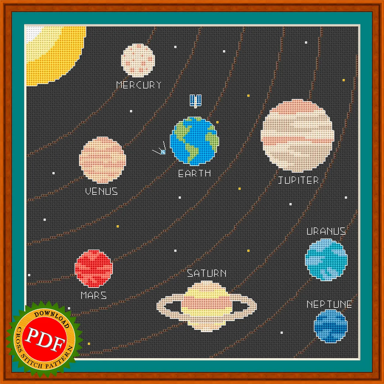 🌌 This beautifully detailed #crossstitchpattern of the #solarsystem is perfect for any #space enthusiast or craft lover. The #pattern features a stunning #planetary #chart, showcasing all the #planets in our solar system in intricate detail. With clear instructions and easy-to-follow designs, this pattern is suitable for beginners and experienced #stitchers alike. Hang the finished piece on your wall for a unique and educational decoration, or give it as a thoughtful gift to someone who loves astronomy. Inspire your imagination and embark on a stitching journey through the wonders of the solar system with this one-of-a-kind pattern.
🔎 https://ballwool.com/products/67191