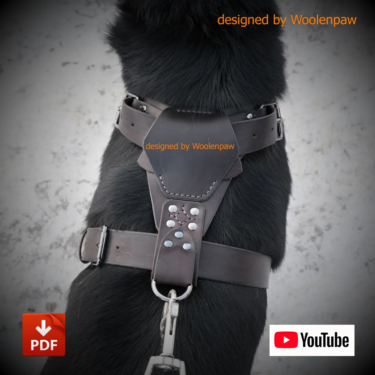 Hello Friends !!!  
  Effortlessly create a stylish and durable dog harness with our Leather Pattern to Make Dog Harness.
 This pattern features a unique and eye-catching design, suitable for dogs of all sizes.
 With easy-to-follow instructions, you can quickly craft a comfortable and secure harness for your furry friend.
 Perfect for the DIY pet owner, this pattern is sure to elevate your four-legged companion's look. 
 Upgrade your dog's accessory game with our Leather Pattern to Make Dog Harness today!