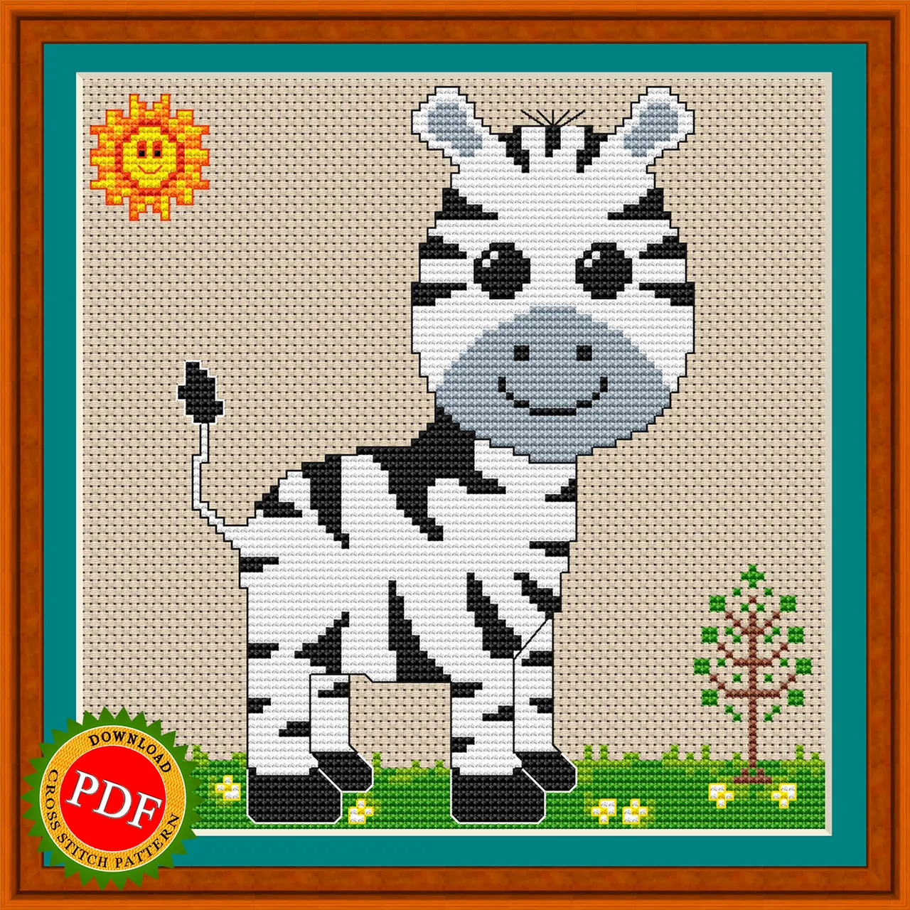 This #zebra #crossstitchpattern features an adorable #zebrababy, perfect for any animal lover or nursery decor. With detailed instructions and a colorful design, this #pattern is perfect for both beginner and experienced #stitchers. The cute zebra design adds a playful touch to any project and will make for a delightful finished piece. Add this zebra #crossstitch pattern to your collection today!

🔎 https://ballwool.com/products/67997