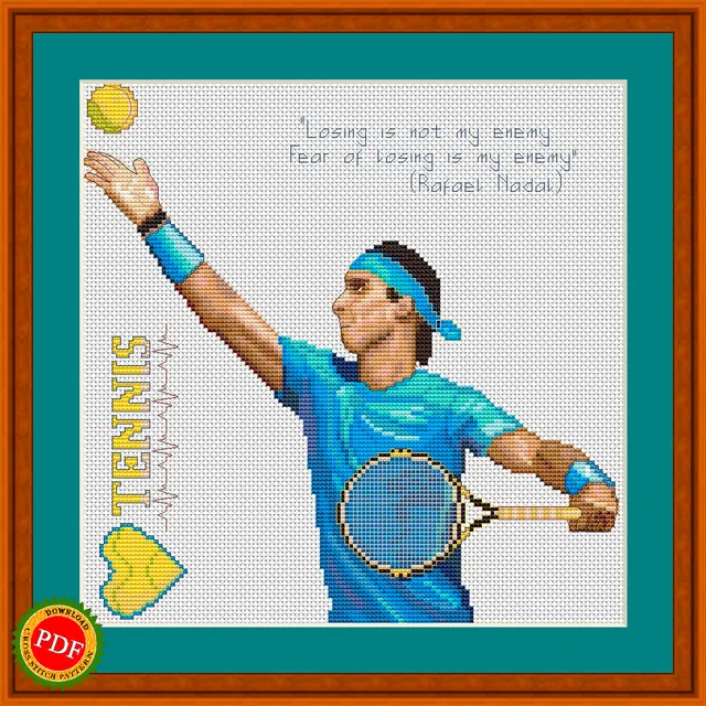 Tennis Cross Stitch Pattern | Tennis Player

The #Tennis #CrossStitchPattern is perfect for any #sports lover or craft enthusiast! This intricately designed #pattern features a skilled #tennisplayer in action, capturing the dynamic and fast-paced nature of the #sport. Add a touch of athleticism to your home decor or create a unique #gift for a tennis fan with this high-quality pattern. Stitch up a winner with the Tennis #CrossStitch Pattern.
🔎 https://ballwool.com/products/58499