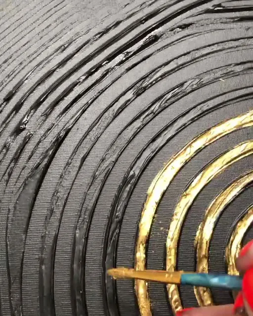 Black & gold 

#blackandgold #abstractpainting #contemporaryart #walldecor #obraznasprzedaż #artist #womanartist