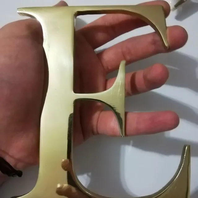 Polished cast brass letters.
8" H - 0.5" thickness

For Henry from #detachment movie.

#brassletters #brassnumbers #brasssign #brushedbrass
#etsy #EtsyStarSeller #etsy_market #antiquebrass #agedbrass #antiqueagedbrass #agingbrassletters #brushedbrassletters #antiquebrassletters #agingbrassletters #castbrassletters #castbrassnumbers #castbrasssign #solidbrassletters #solidbrassnumbers #solidbrasssign #solidbrass