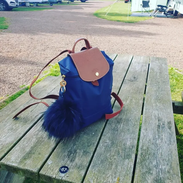 Longchamp travels from end to start (keep swiping). Fits plenty, very light, easy to wear with one issue so far...the zipper. Yes that curve of the corner, how do you get over it?? It keeps getting stuck 🤣 maybe I'm just lazy and fussy. Bag Organiser on the website Longchamp shop www.luxurybagheaven.com 
I recommend the sturdy felt for support and structure #longchamplepliage #longchamplepliageclub #longchamp #longchamplepliageneo #longchamplepliagebackpack #longchampbag #longchampbackpackneo #bagorganizer #bagorganiser #luxurybagheaven