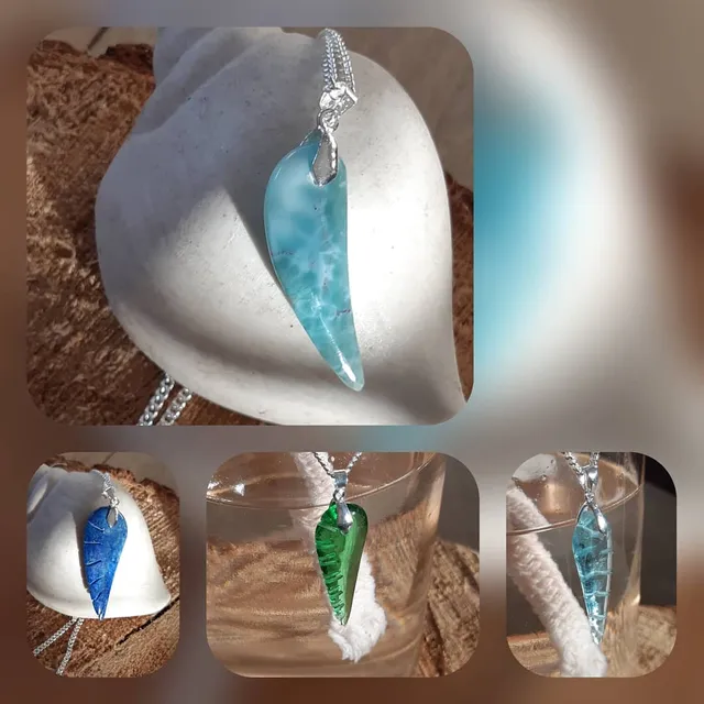 PataniJewels#wing#juweel#hanger#larimar#LapisLazuli#glas