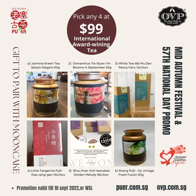 Monthly Newsletter-OVP Tea: National Day and Mid Autumn Festival Promo
