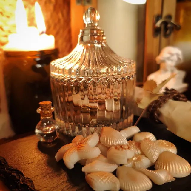 Strong scented, aromatic wax melts that I use myself every day - are shifting your home into another reality ✨

#etsy #artisanperfume #waxmelts #skyrim #ghibli #dnd #homescent #azurasalchemylab