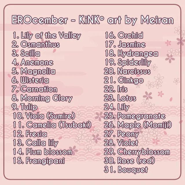 [EroCember-List]
• ➡️ for 🌶 •
Since I didn't have the time in October I decided to postpone my k♡nky art x3
Now you can enjoy (more or less) daily smutty art =w=
You want to see it in its full glory? Join my Pae-tree-øn for high resolution artworks x3
.
#kinktober2022 #erocember #yaoiartwork #yaoiwhimsical #yaoismut #yaoiartgermany #yaoioninstagram #yaoihot #yaoigermany #artprompts