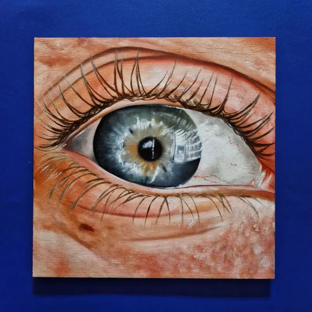 Eye: Jason McCulloch
We've opened our eyes 
Oil on wood 
20x20cm 

Story of Jason: 

"I saw the corruption in this world before all these events worldwide started and quickly the pieces of the puzzle came together, I decided to join the digital army in the beginning and share knowledge with everyone about the truth on the many lies we were taught this, no matter what it took. 

I want to awaken as many as possible to the corrupted systems in which we are a slave and use my art as well, like music to reveal what many should know in a way they can handle it. 

It's not easy living awoken, it means a lot of suffering and dumbing down to those who are still living in fear, but the prize, in the end, is worth more than gold." 

❤️🙏🏻🎨 

I am still looking for more eyes to paint, so are you interested in participating 👇🏼
https://www.debbievervoort.com/project-info